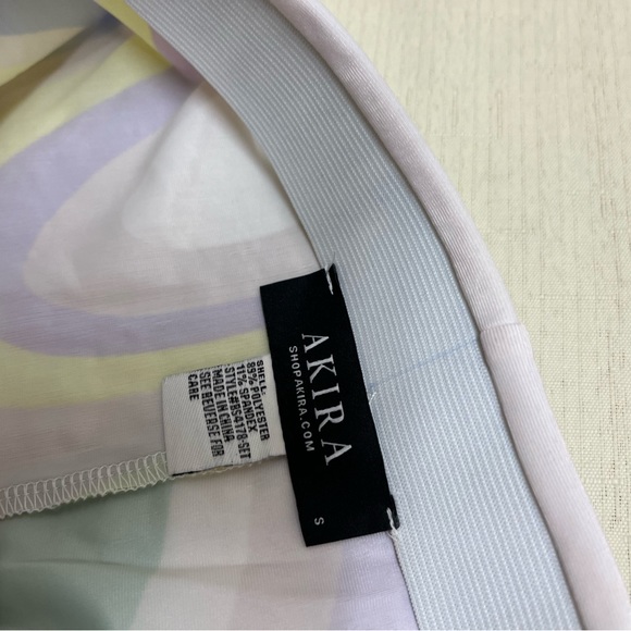 Akira S Evolve Front Slit Midi Skirt & Deep V Corset Top set - Picture 7 of 13